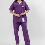Iris Deep Purple Female Scrubs