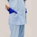 Glacial Blue Female Scrubs - Image 3
