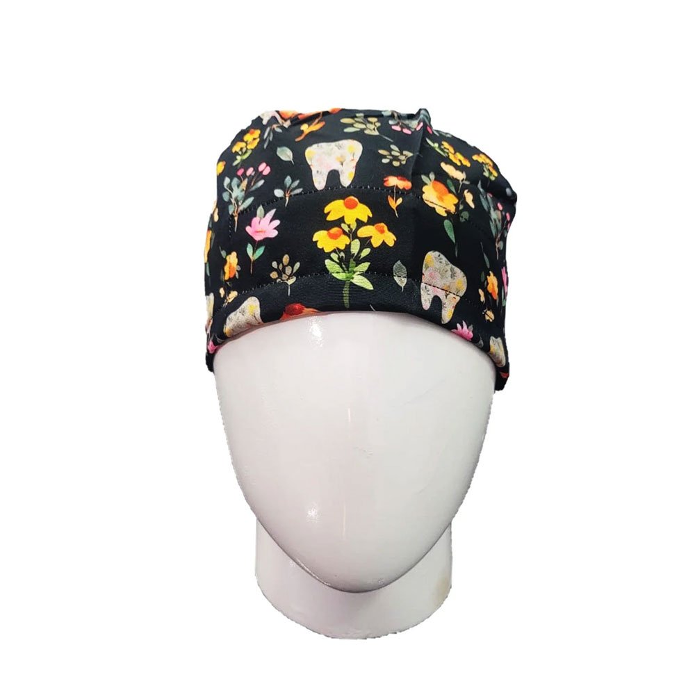 61 Floral Dental cap - Image 1