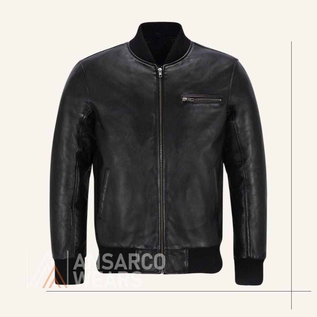 Custom Bomber Leather Jacket