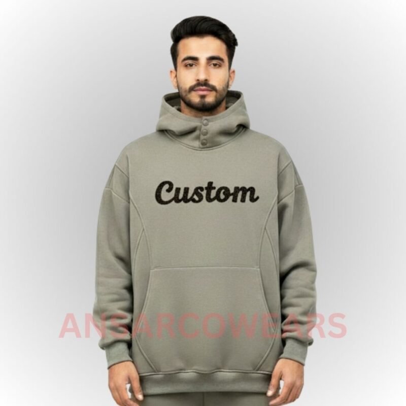 Custom Made Hoodie (Unique Pattern, Oversized, High-Vis) Factory manufacturer