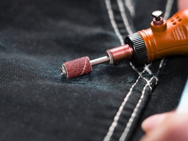 denim Distressed ripped clothing works clothing manufacturer